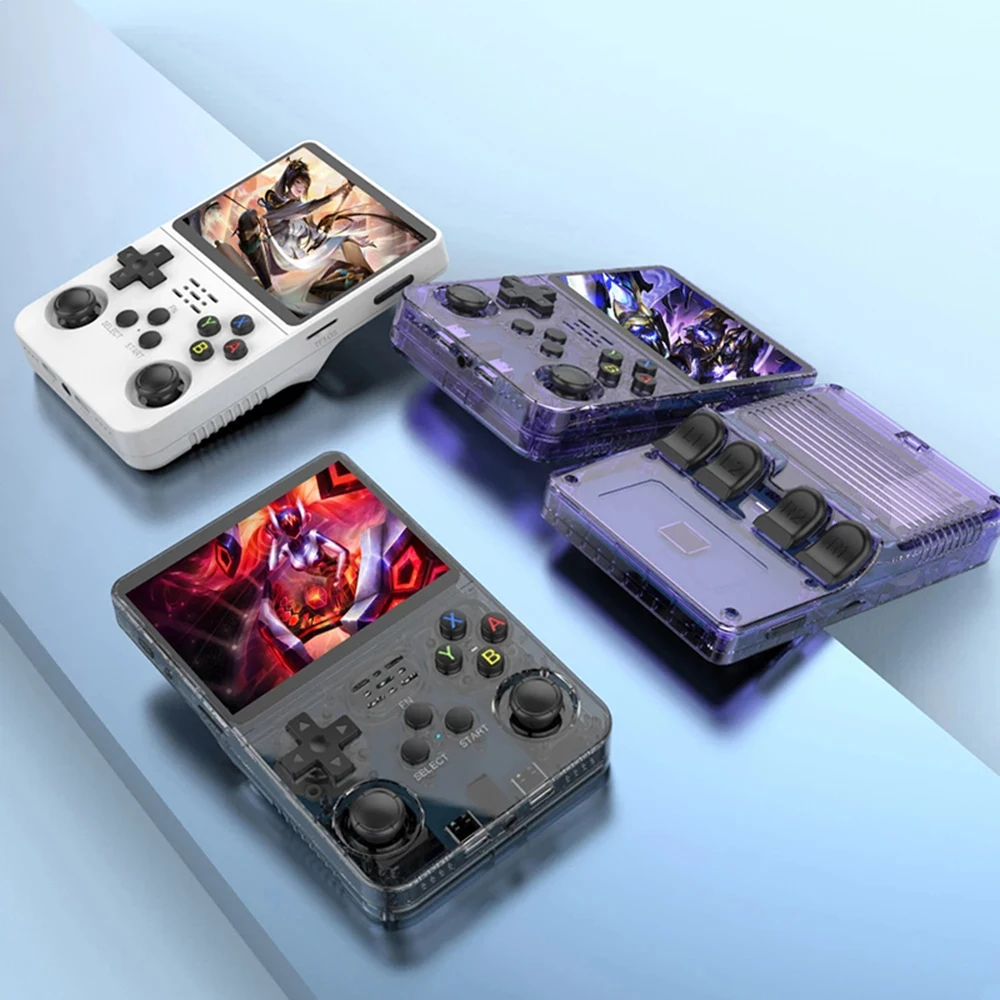 R36S Retro Handheld Game Console – Ekran 3.5” IPS, 64 GB pamięci, 15 000 gier